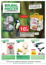 Rural Master MOTOCULTURE - JARDINAGE - BRICOLAGE - DROGUERIE - ANIMALERIE - au 22.11.2025