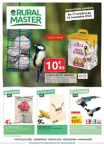 Rural Master MOTOCULTURE - JARDINAGE - BRICOLAGE - DROGUERIE - ANIMALERIE - au 15.11.2025