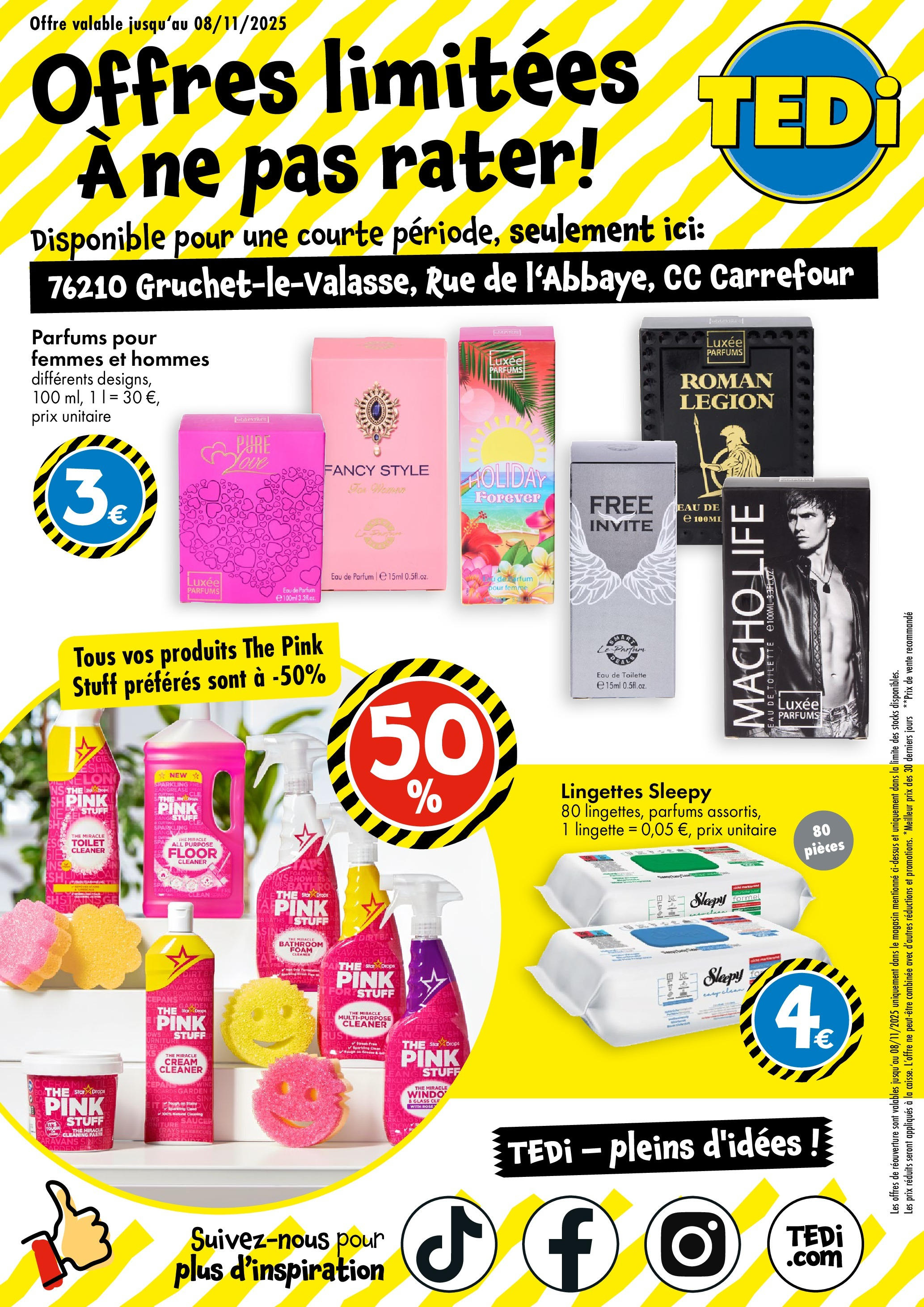 TEDi - TEDi: Découvrez les nouvelles offres à partir du 28/10/2025 - promo en ligne | Page: 2 | Produits: Parfum, Eau de toilette, Thé, Eau de parfum