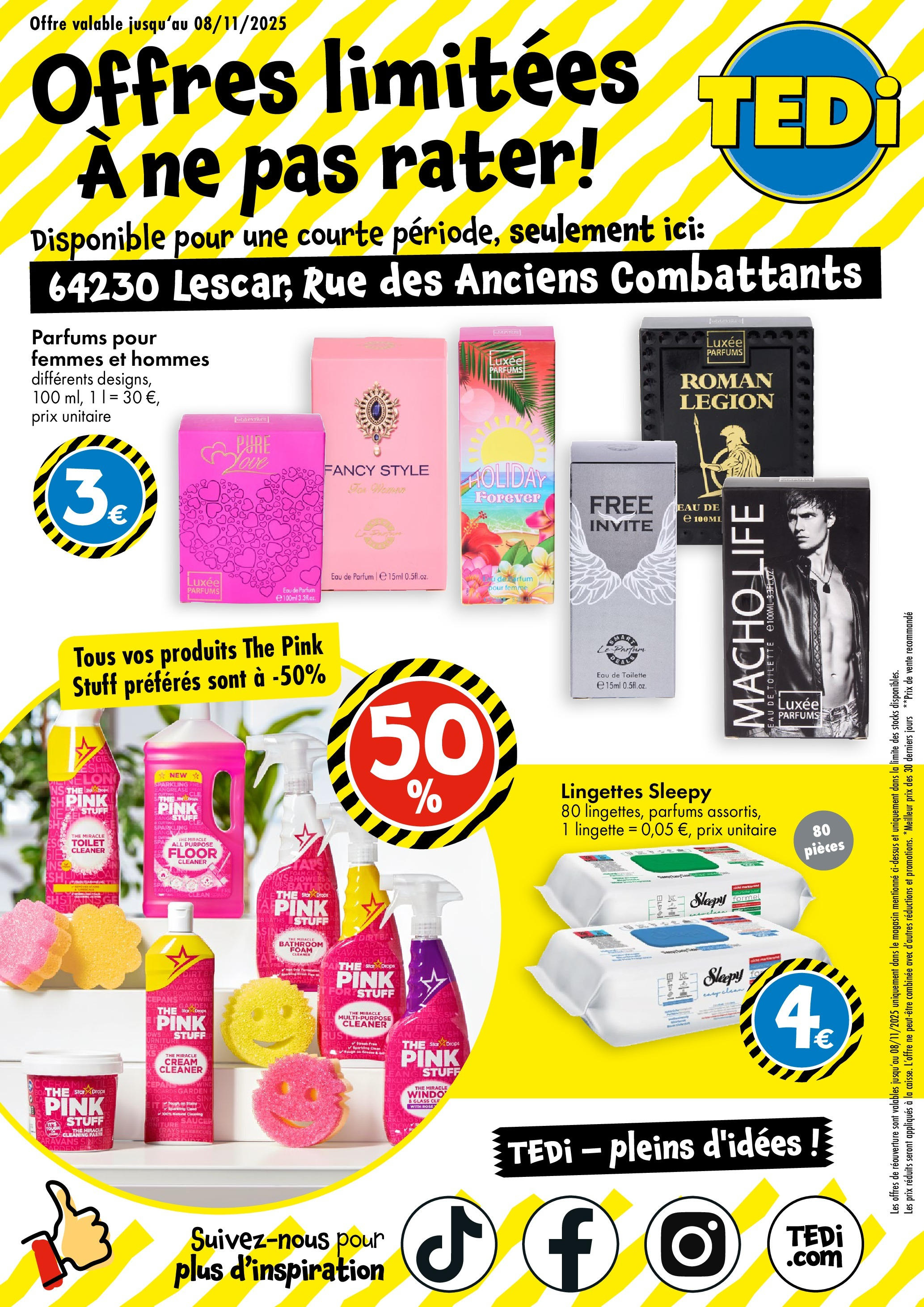 TEDi - TEDi: Découvrez les nouvelles offres à partir du 28/10/2025 - promo en ligne | Page: 2 | Produits: Parfum, Eau de toilette, Thé, Eau de parfum
