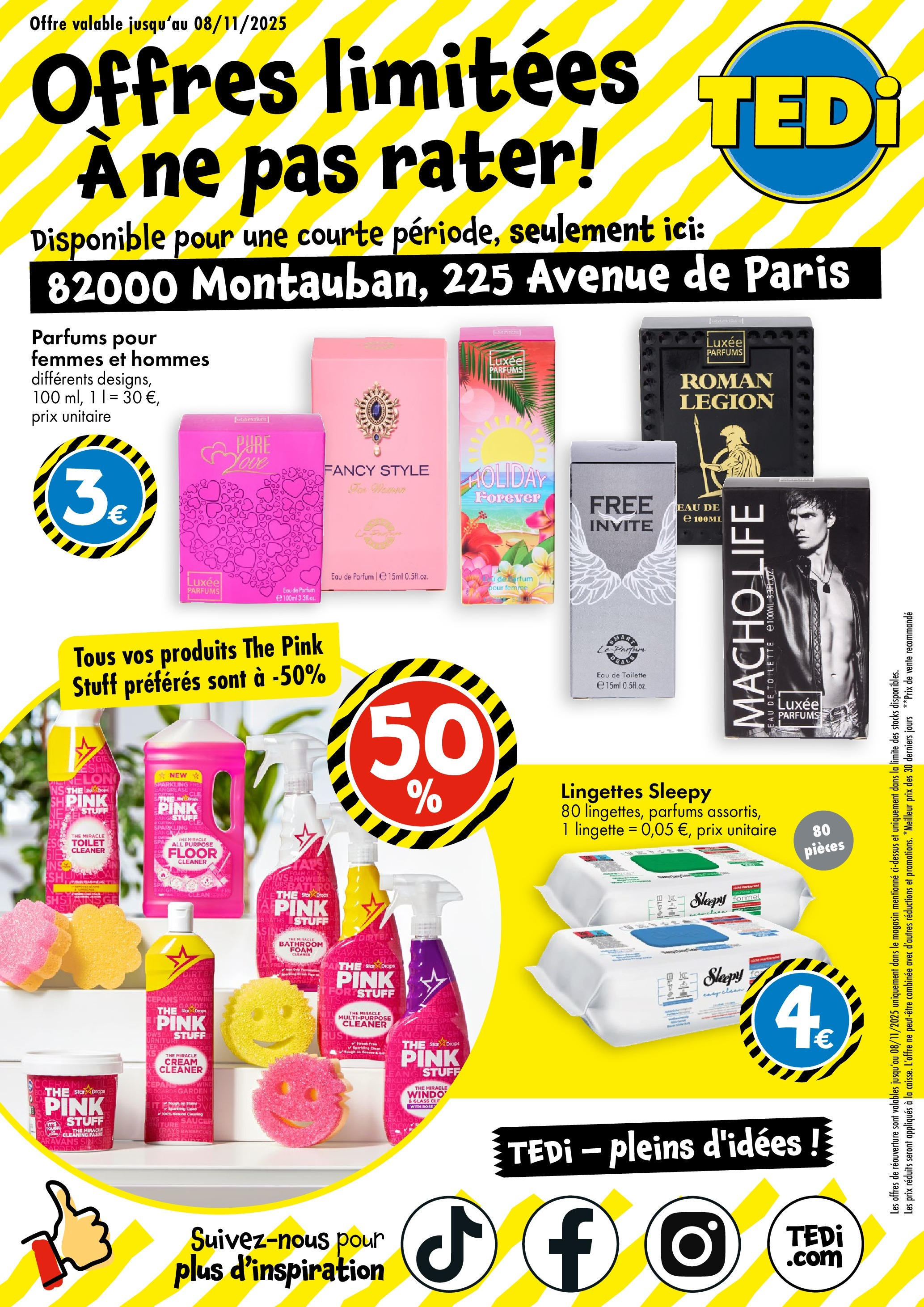 TEDi - TEDi: Découvrez les nouvelles offres à partir du 28/10/2025 - promo en ligne | Page: 2 | Produits: Parfum, Eau de toilette, Thé, Eau de parfum