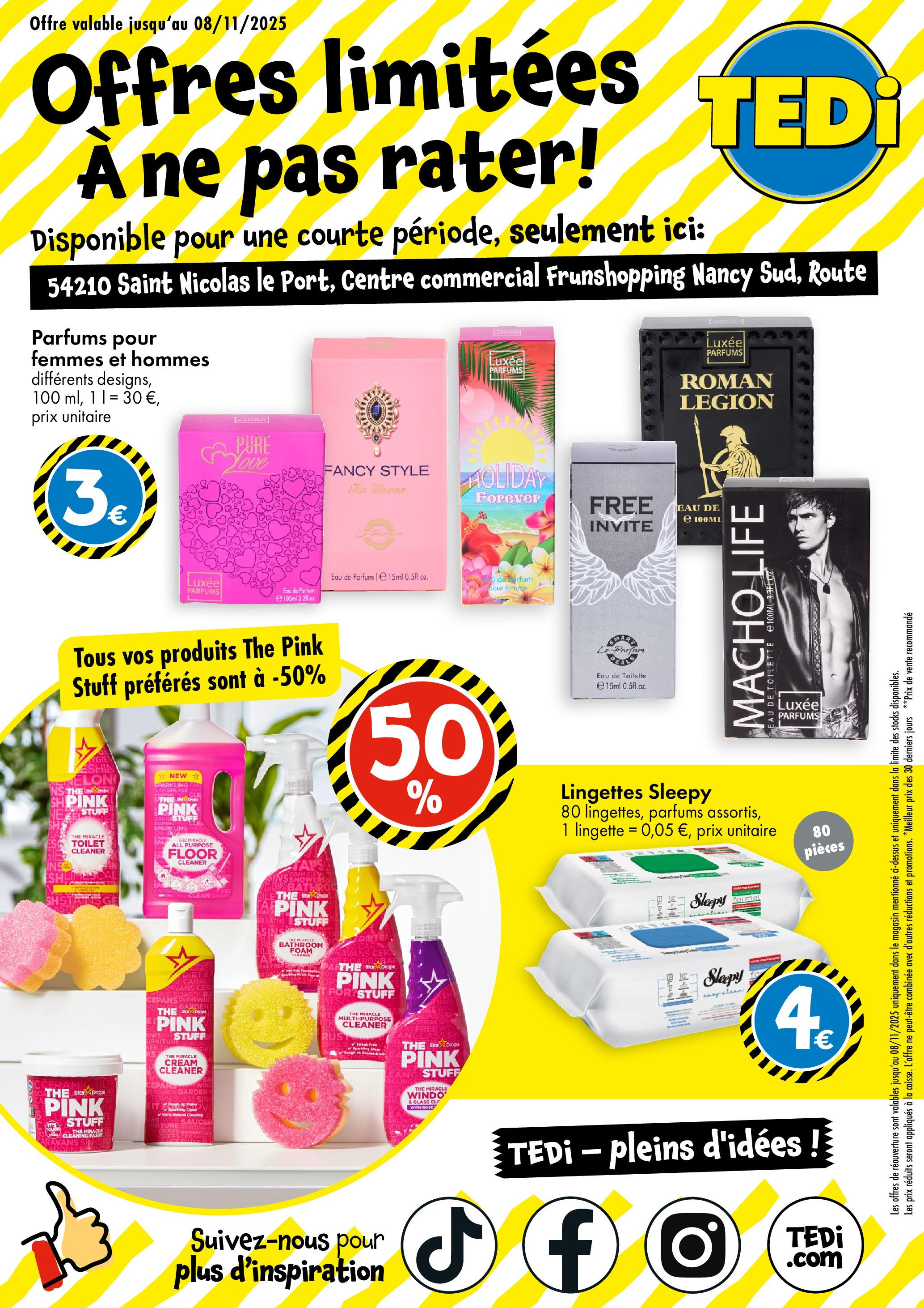 TEDi - TEDi: Découvrez les nouvelles offres à partir du 28/10/2025 - promo en ligne | Page: 2 | Produits: Parfum, Eau de toilette, Thé, Eau de parfum