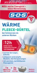SOS Wärme Fleece-Gürtel + 2 Wärmepads