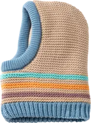 PUSBLU Schlupfmütze aus Strick & mit Futter, beige, Gr. 50/51