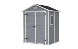 Градински навес барака Keter Manor DD 6x5 Grey 226х152х186см