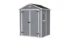 Градински навес барака Keter Manor DD 6x5 Grey 226х152х186см