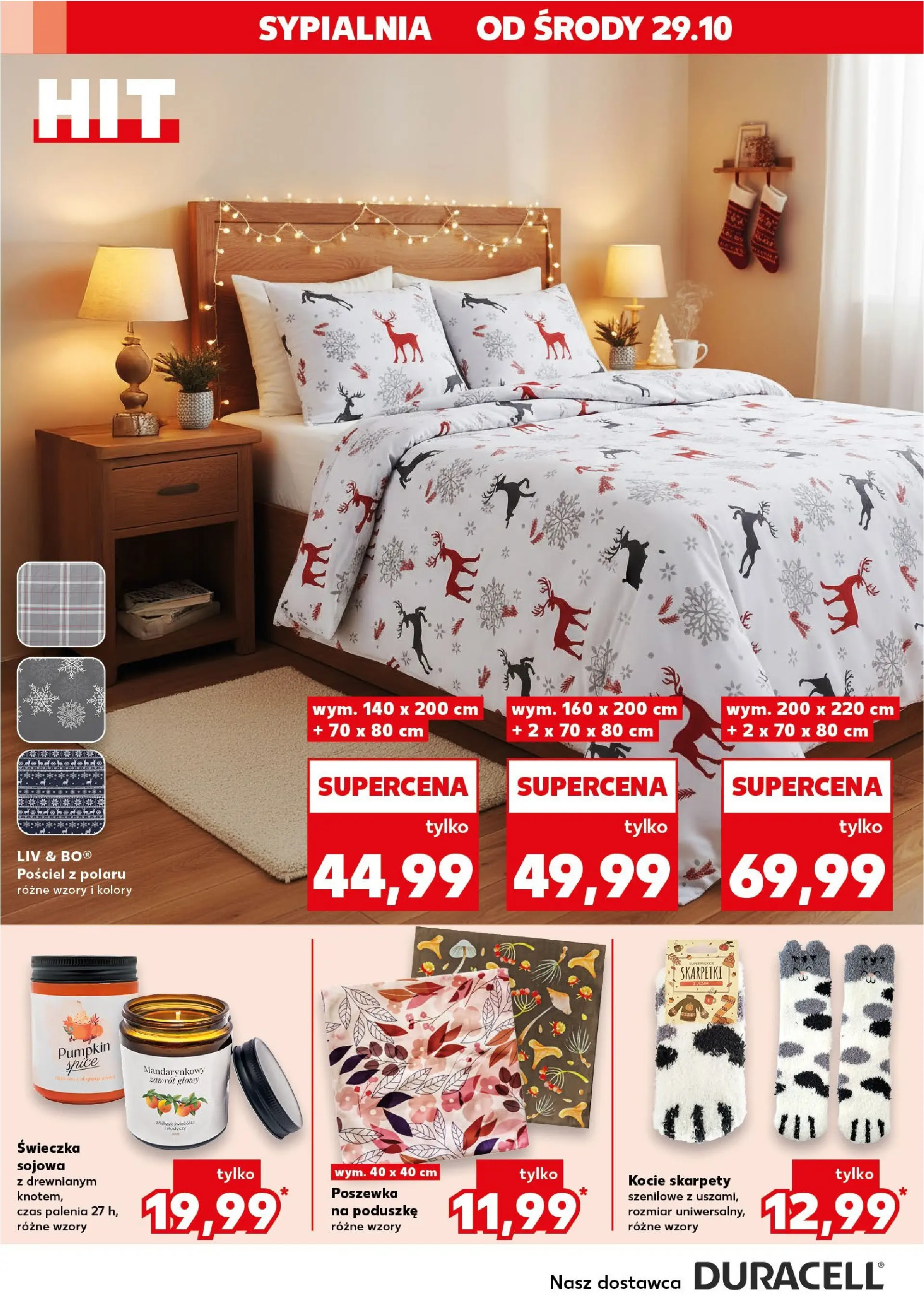 Kaufland gazetka - Mega okazje od 29.10.2025 - od jutra PDF | Strona: 4 | Produkty: Pościel, Skarpety