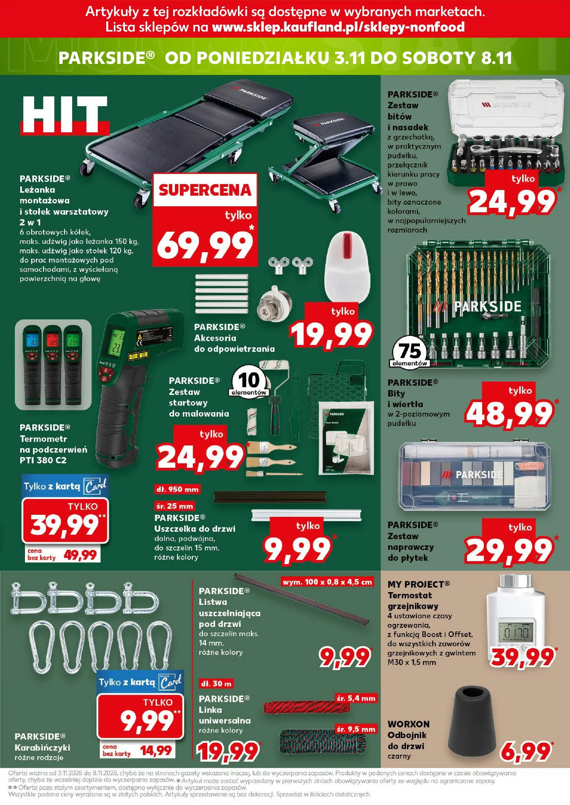 Kaufland gazetka - Mega okazje od 29.10.2025 - od jutra PDF | Strona: 19 | Produkty: Karta, Termometr