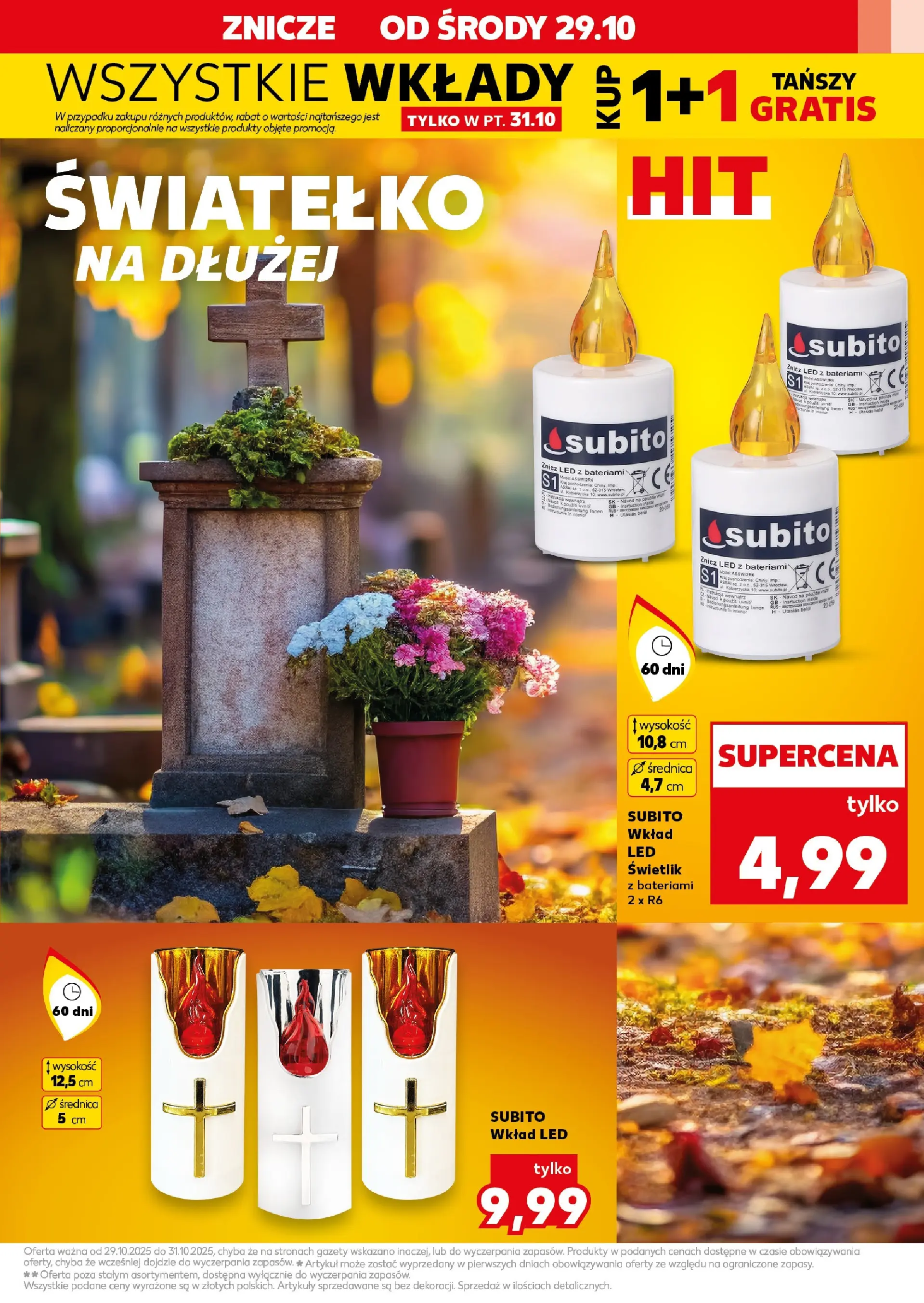 Kaufland - Kaufland Znicze ważne do 31.10 od 28.10.2025 - od jutra PDF | Strona: 11