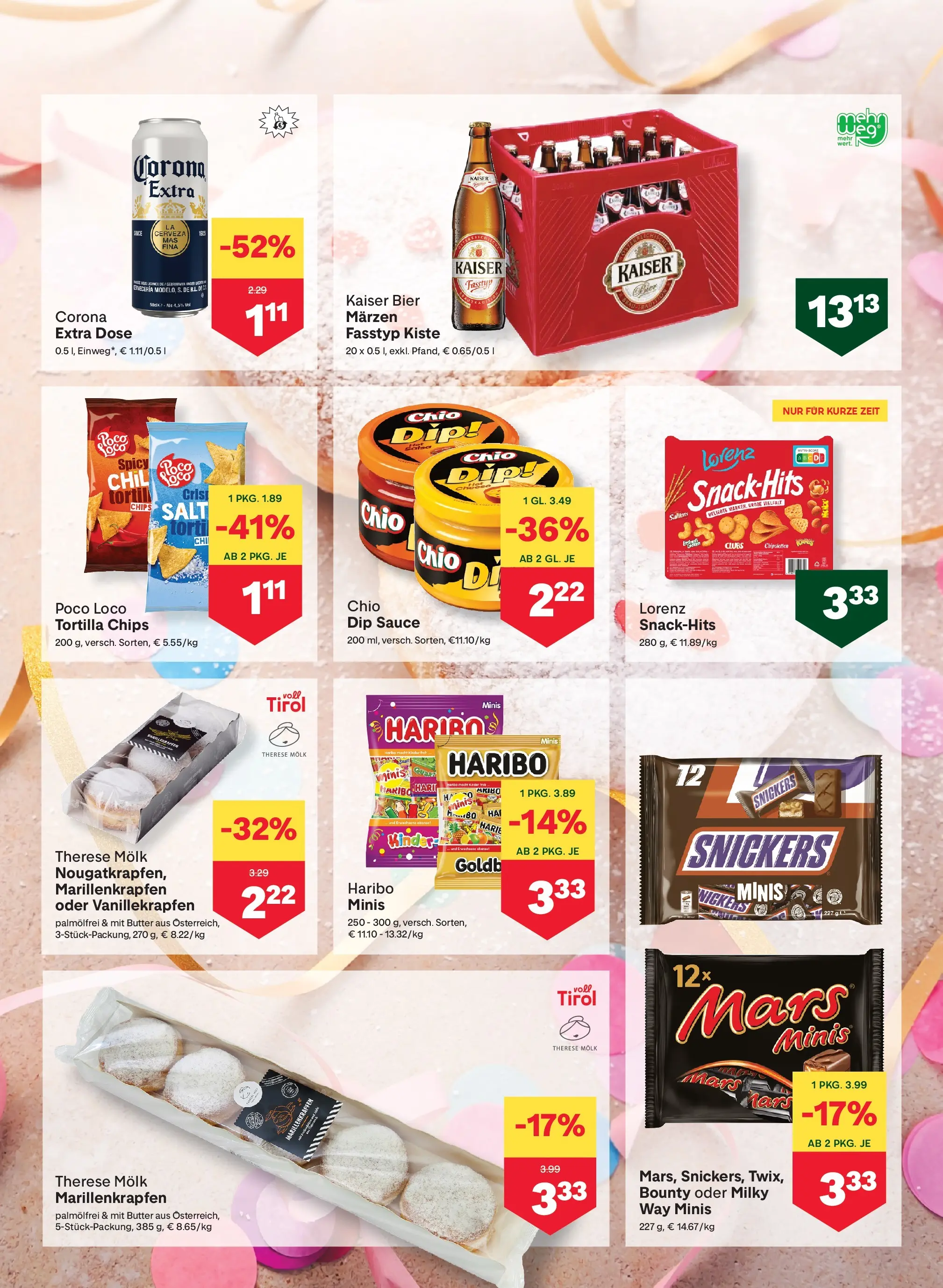 MPREIS Pfunds von 06.11.2025 - Aktuelle Angebote | Seite: 7 | Produkte: Chips, Butter, Bier