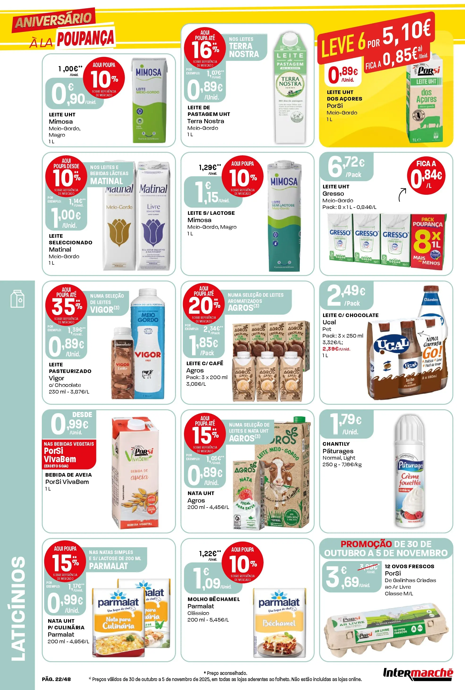 Intermarché - Aniversário à la poupança! » de 30/10/2025 - 05/11/2025 | Página: 22