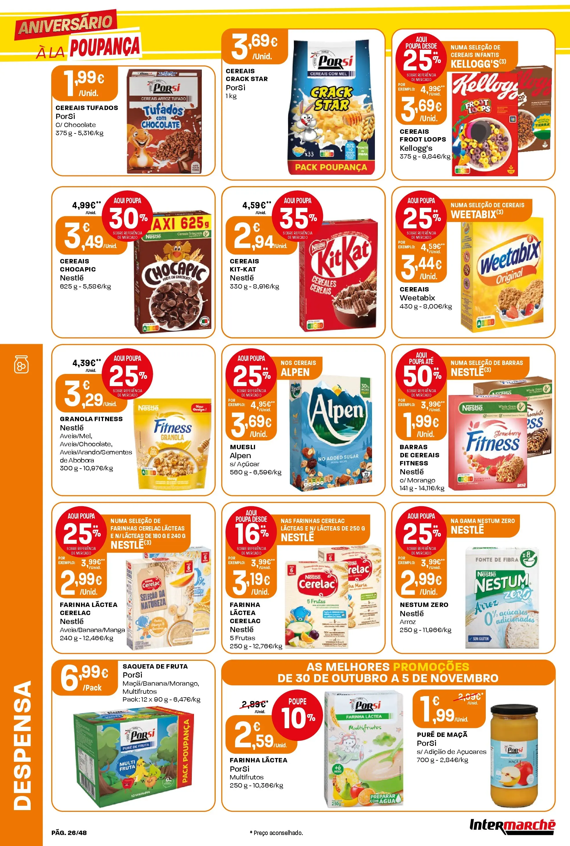 Intermarché - Aniversário à la poupança! » de 30/10/2025 - 05/11/2025 | Página: 26