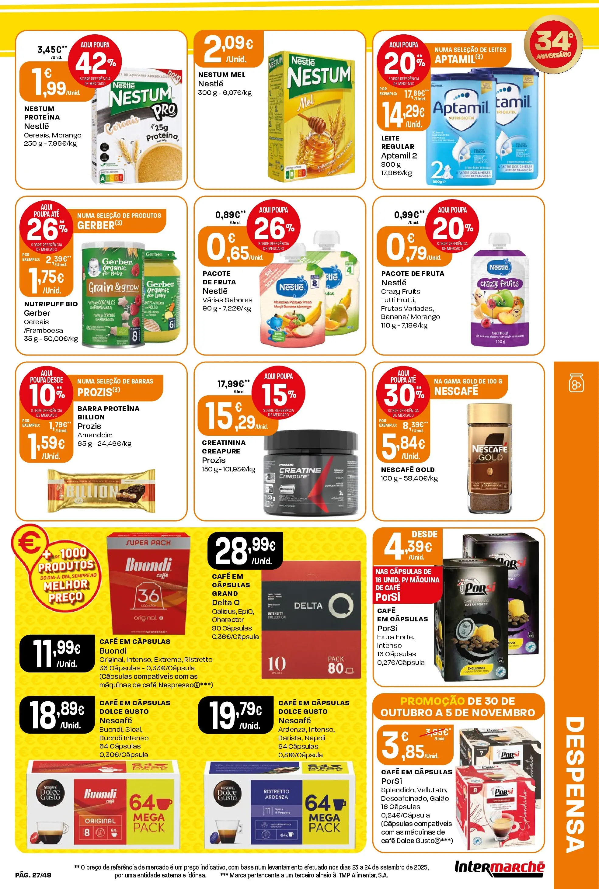 Intermarché - Aniversário à la poupança! » de 30/10/2025 - 05/11/2025 | Página: 27
