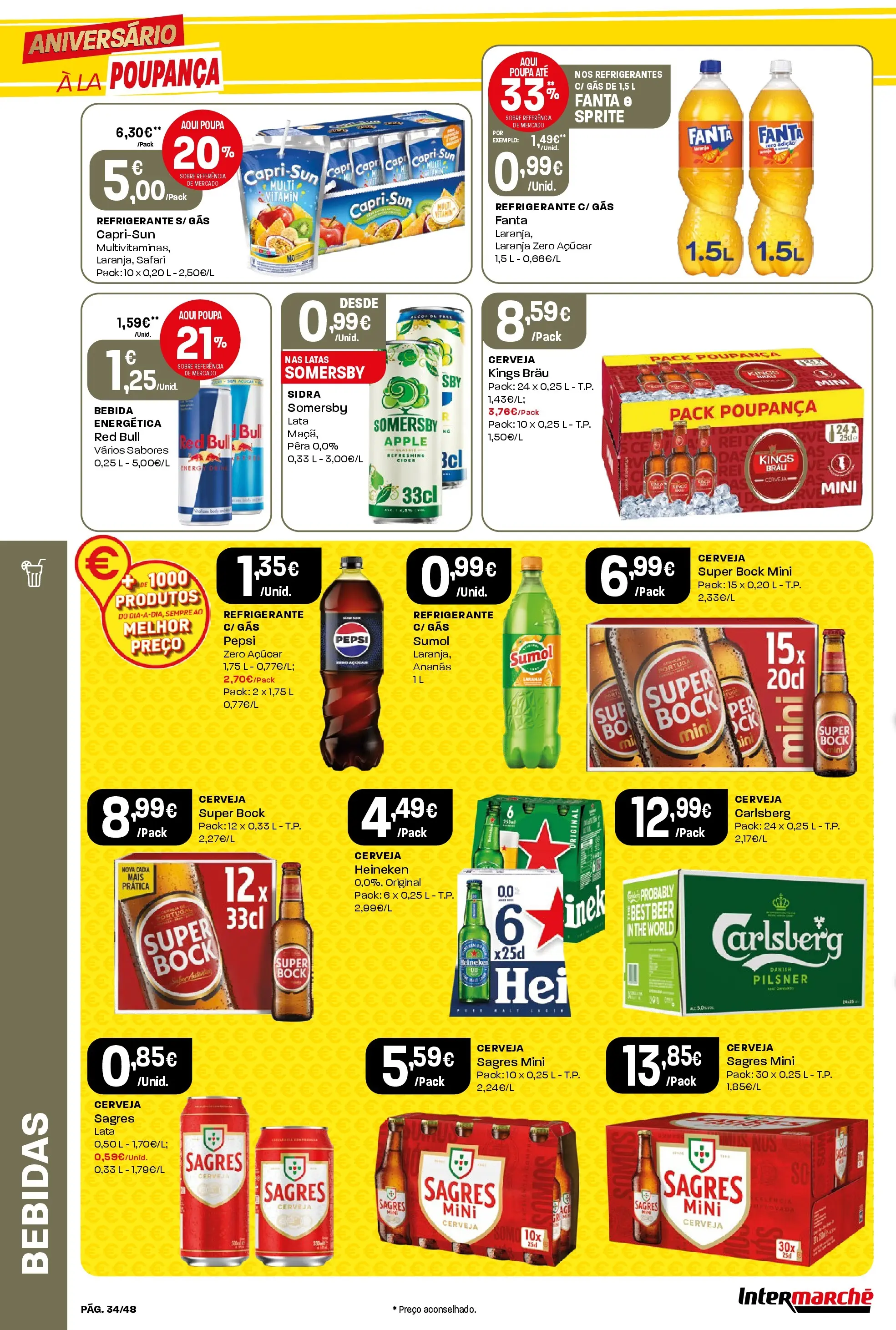 Intermarché - Aniversário à la poupança! » de 30/10/2025 - 05/11/2025 | Página: 34