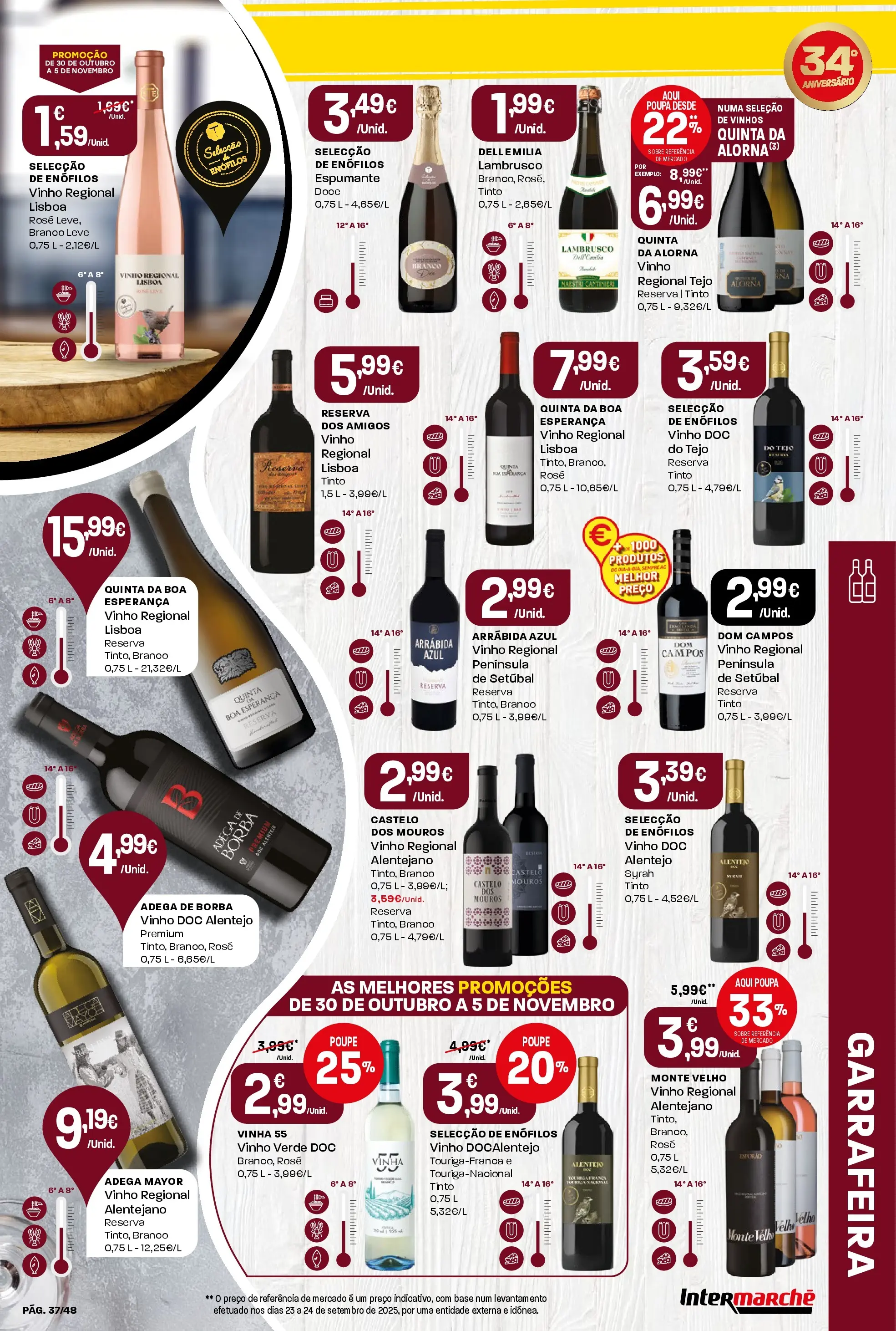 Intermarché - Aniversário à la poupança! » de 30/10/2025 - 05/11/2025 | Página: 37