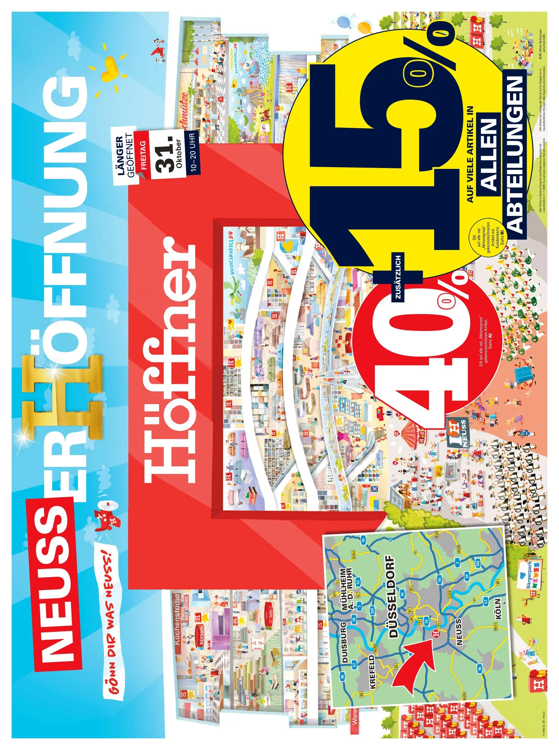 Höffner Prospekt Schönefeld	 (ab 29.10.2025) zum Blättern | Seite: 1 | Produkte: Kuchen, Uhr