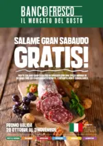 Banco Fresco Salame gran sabaudo gratis! - al 03.11.2025