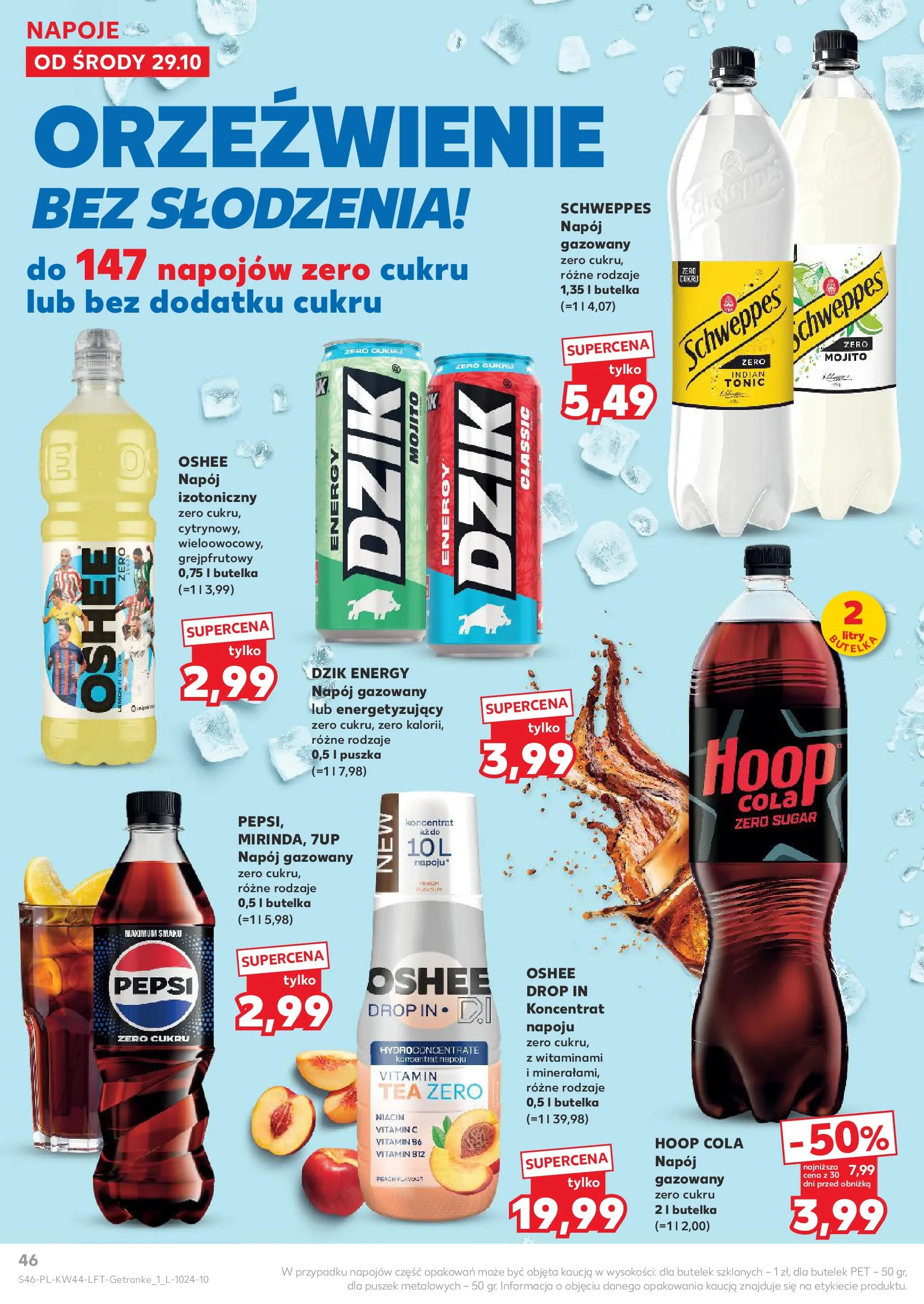 Kaufland gazetka od 29.10.2025 - od jutra PDF | Strona: 46 | Produkty: Napoje, Pepsi