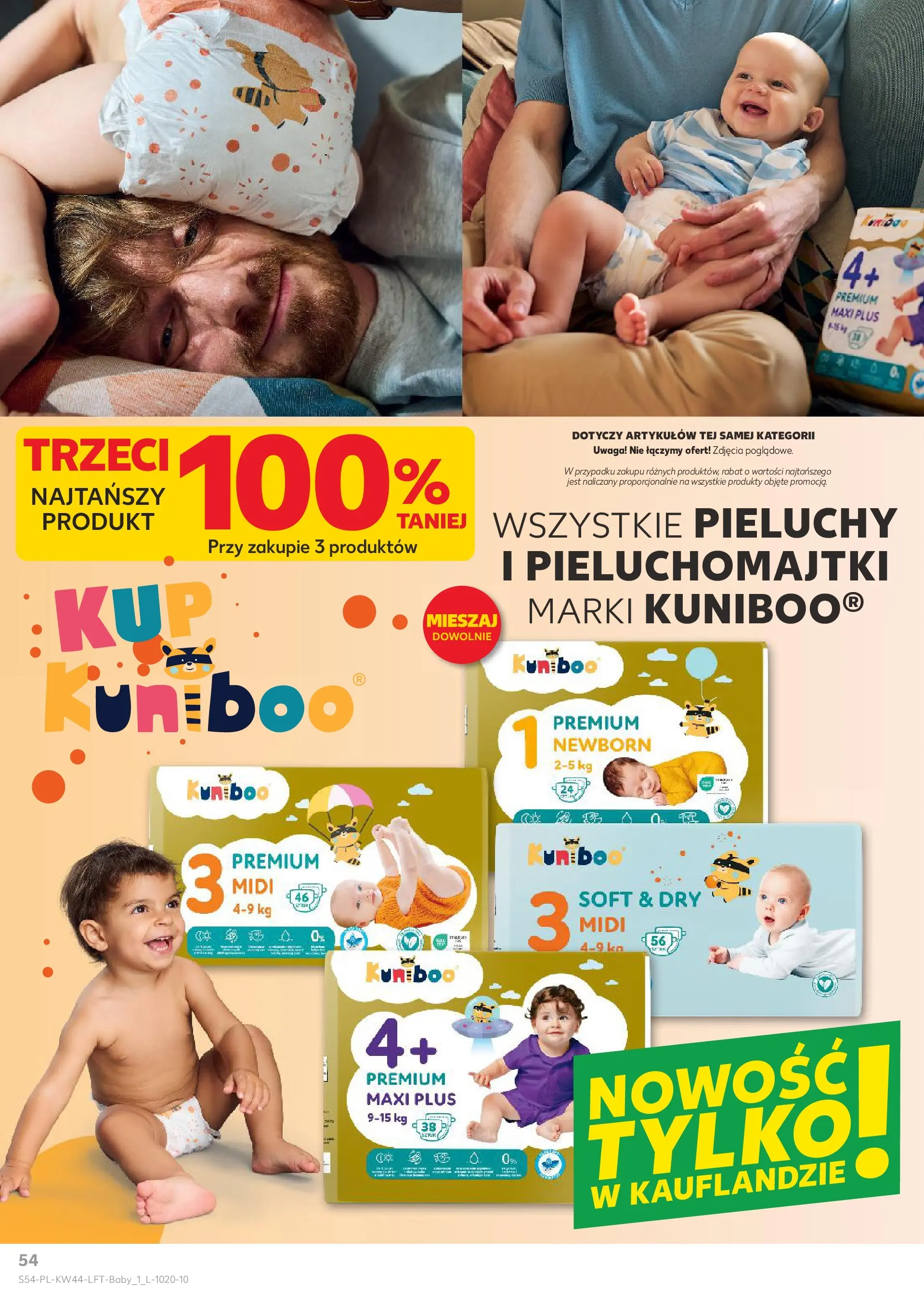 Kaufland gazetka od 29.10.2025 - od jutra PDF | Strona: 54 | Produkty: Pieluchomajtki