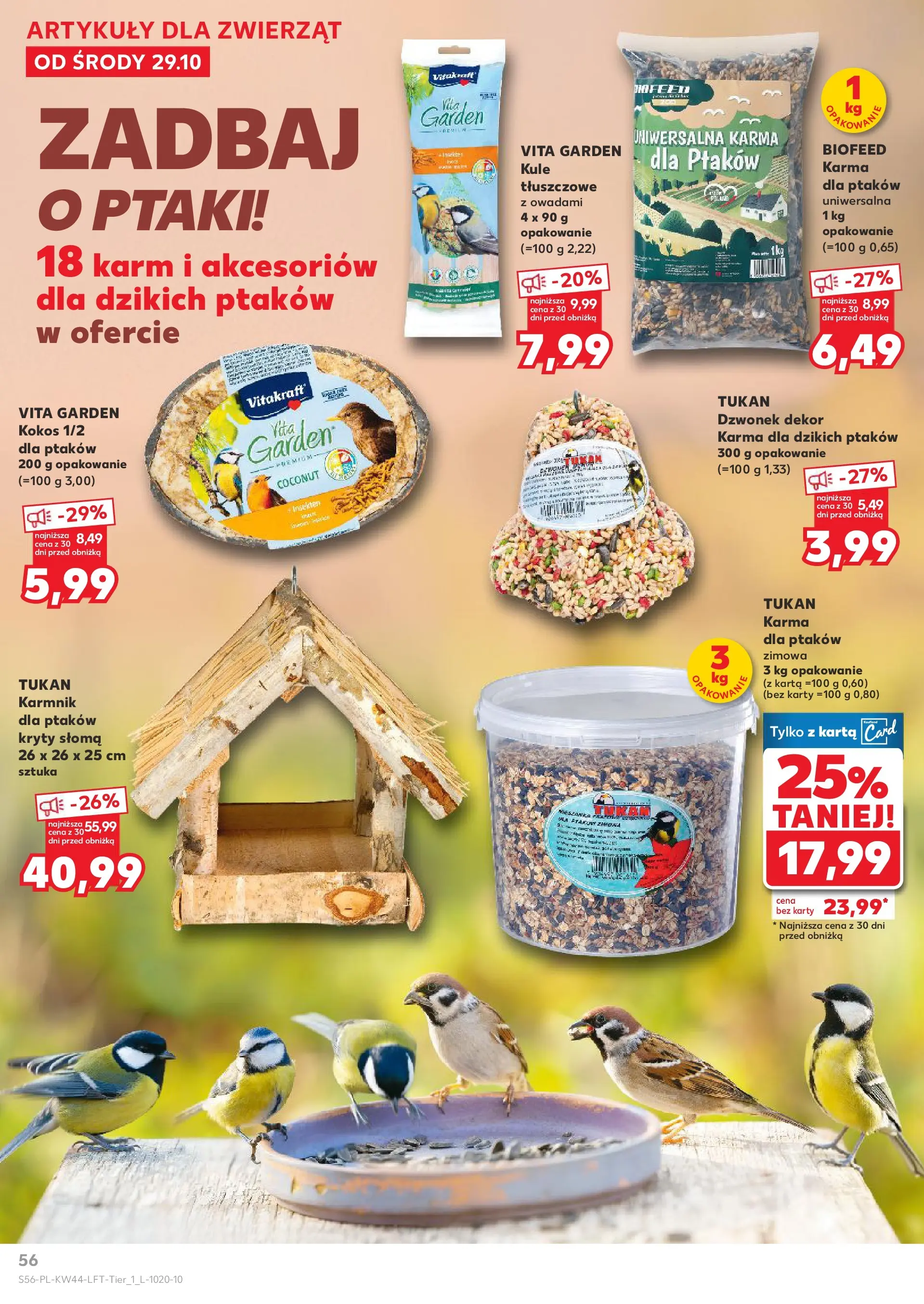 Kaufland gazetka od 29.10.2025 - od jutra PDF | Strona: 56 | Produkty: Karta