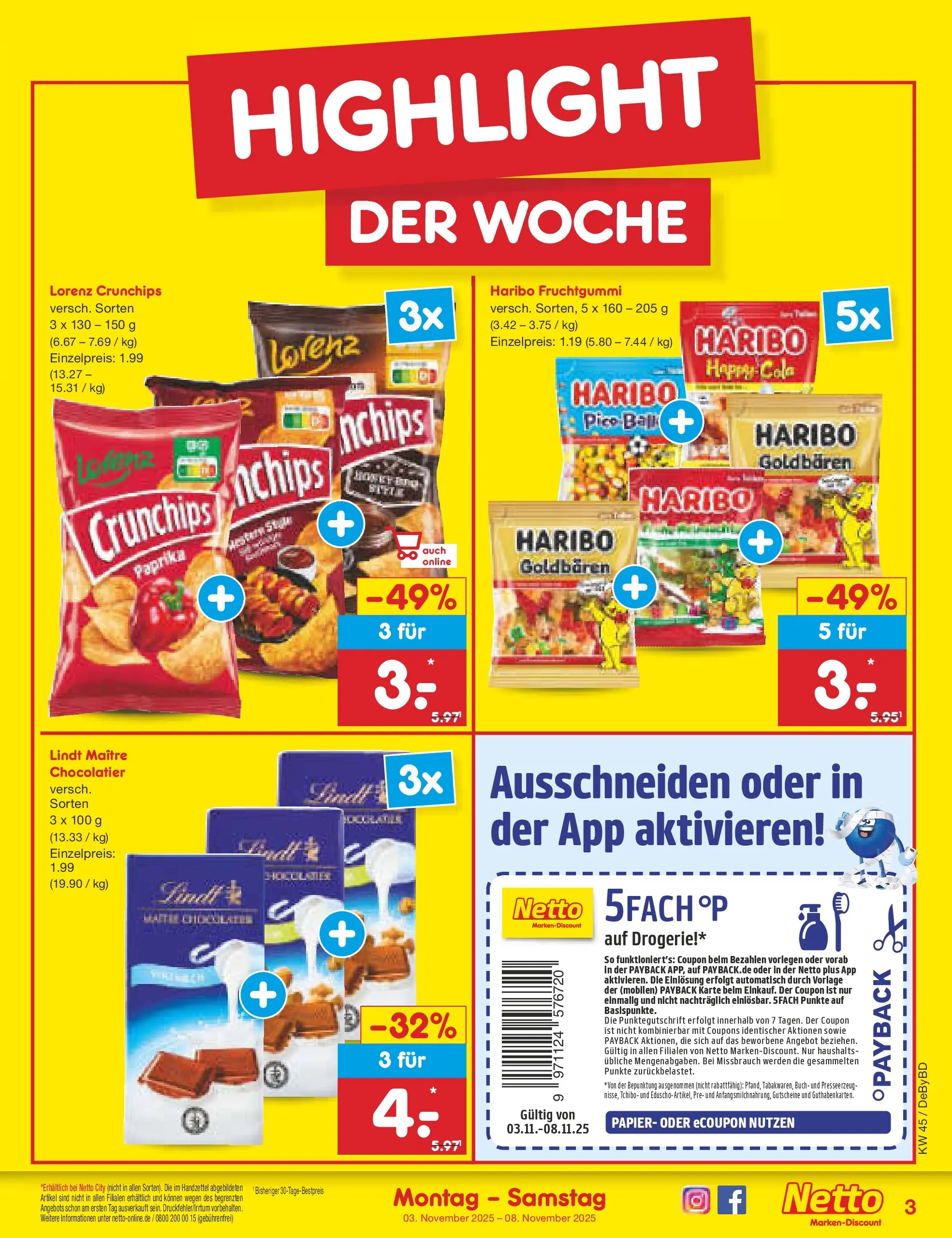 Netto Marken-Discount prospekt Buttenwiesen	 (ab 02.11.2025) » Angebote | Seite: 3 Netto Marken-Discount prospekt Buttenwiesen	 (ab 02.11.2025) » Angebote | Seite: 3