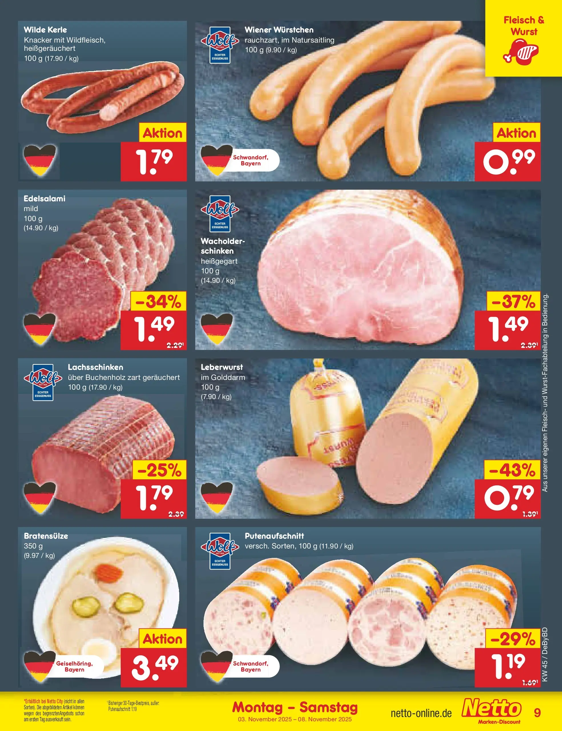 Netto Marken-Discount prospekt Buttenwiesen	 (ab 02.11.2025) » Angebote | Seite: 9 Netto Marken-Discount prospekt Buttenwiesen	 (ab 02.11.2025) » Angebote | Seite: 9