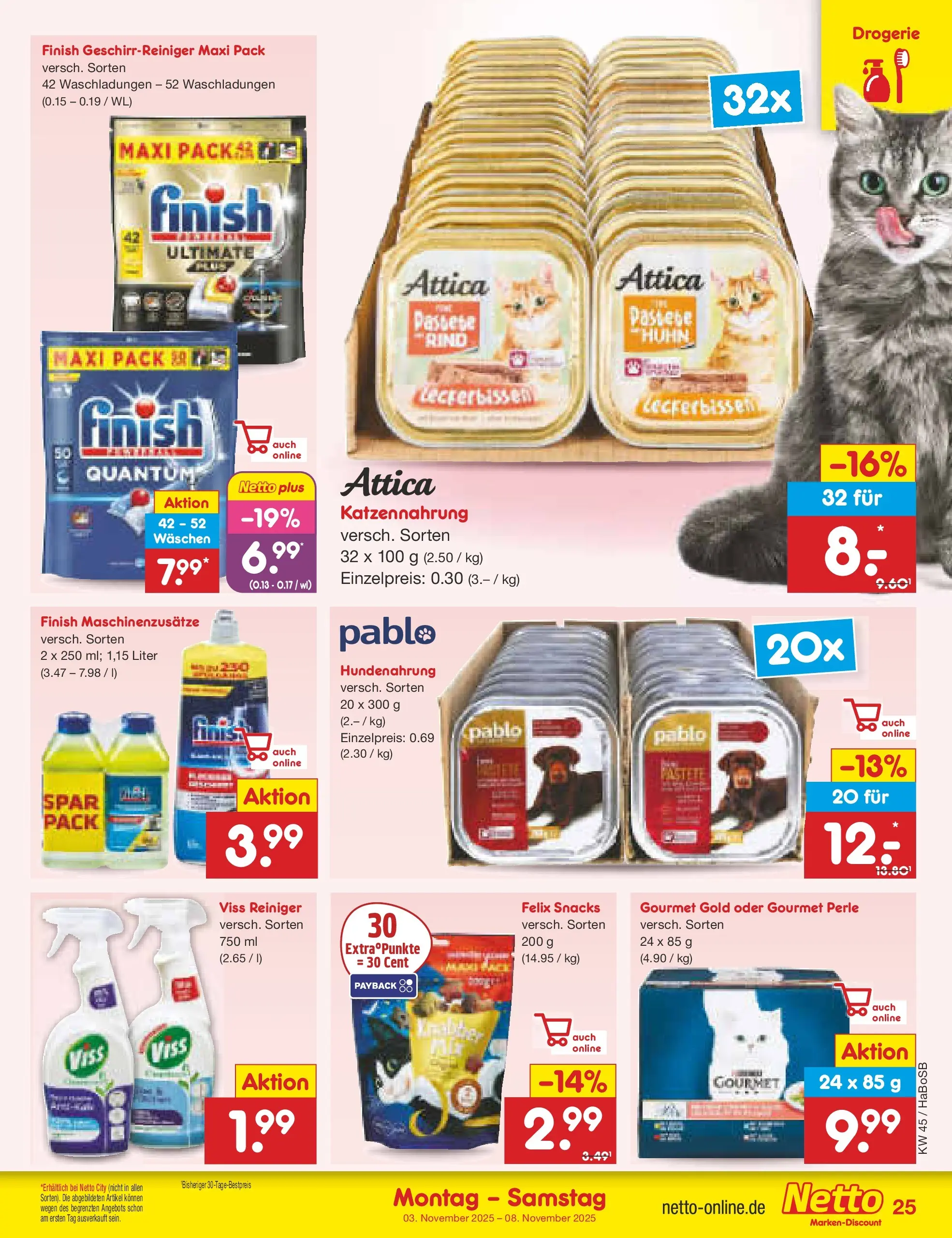 Netto Marken-Discount prospekt Wuppertal	 (ab 03.11.2025) » Angebote | Seite: 27 | Produkte: Finish Netto Marken-Discount prospekt Wuppertal	 (ab 03.11.2025) » Angebote | Seite: 27 | Produkte: Finish
