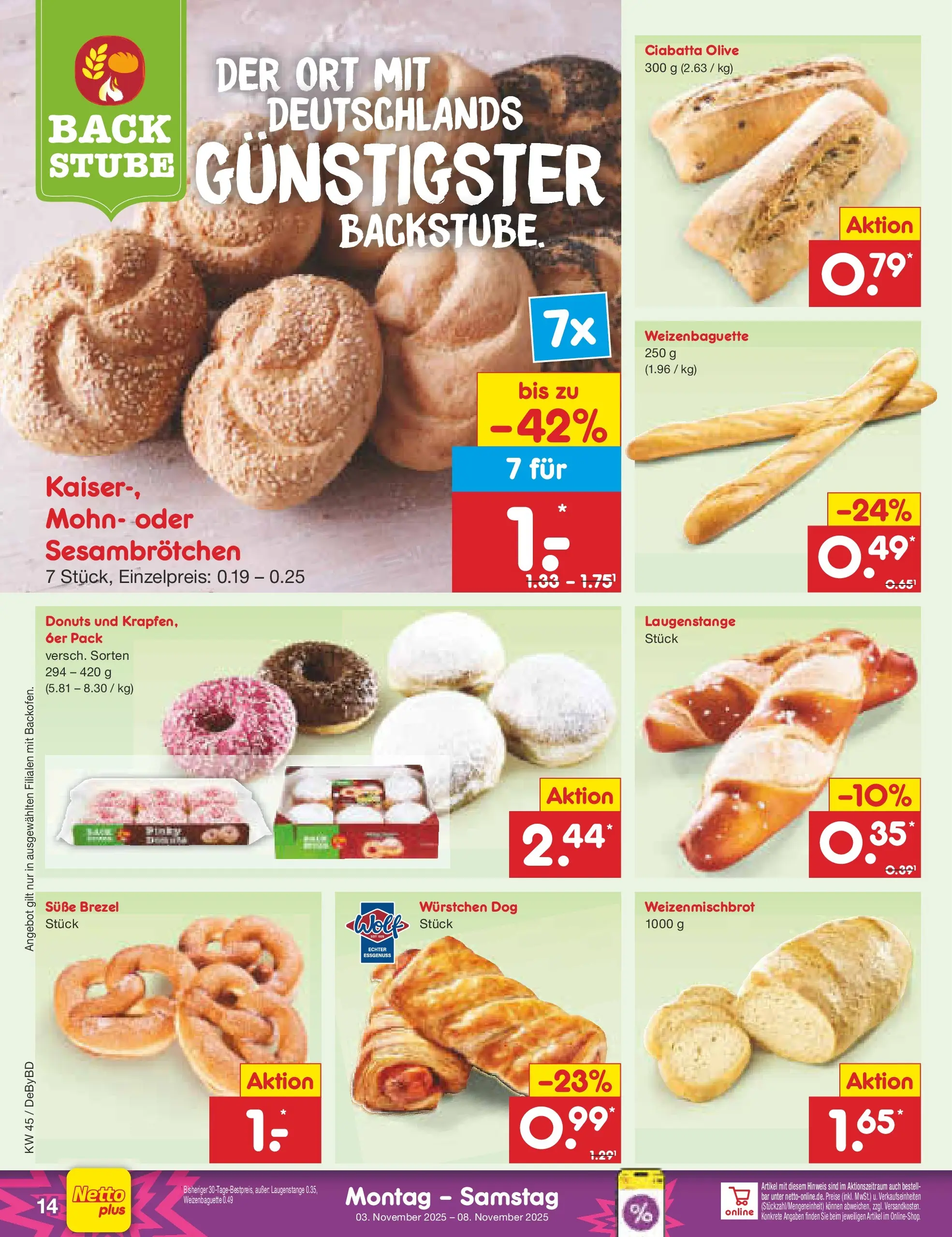 Netto Marken-Discount prospekt Buttenwiesen	 (ab 02.11.2025) » Angebote | Seite: 14 Netto Marken-Discount prospekt Buttenwiesen	 (ab 02.11.2025) » Angebote | Seite: 14