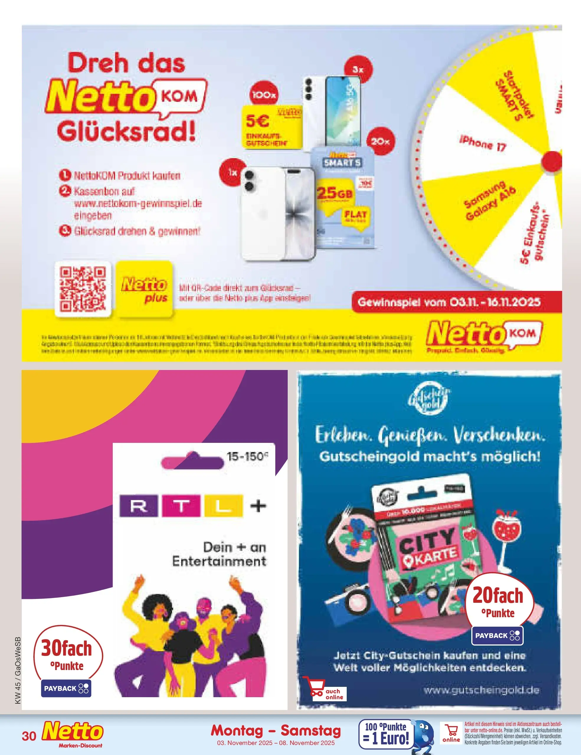Netto Marken-Discount prospekt Moormerland (ab 03.11.2025) » Angebote | Seite: 34 | Produkte: Samsung, Iphone Netto Marken-Discount prospekt Moormerland (ab 03.11.2025) » Angebote | Seite: 34 | Produkte: Samsung, Iphone