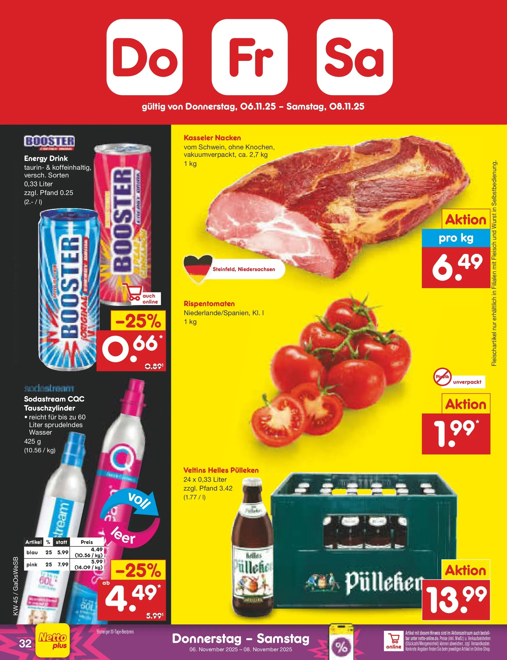 Netto Marken-Discount prospekt Moormerland (ab 03.11.2025) » Angebote | Seite: 36 | Produkte: Energy, Wasser, Wurst, Veltins Netto Marken-Discount prospekt Moormerland (ab 03.11.2025) » Angebote | Seite: 36 | Produkte: Energy, Wasser, Wurst, Veltins