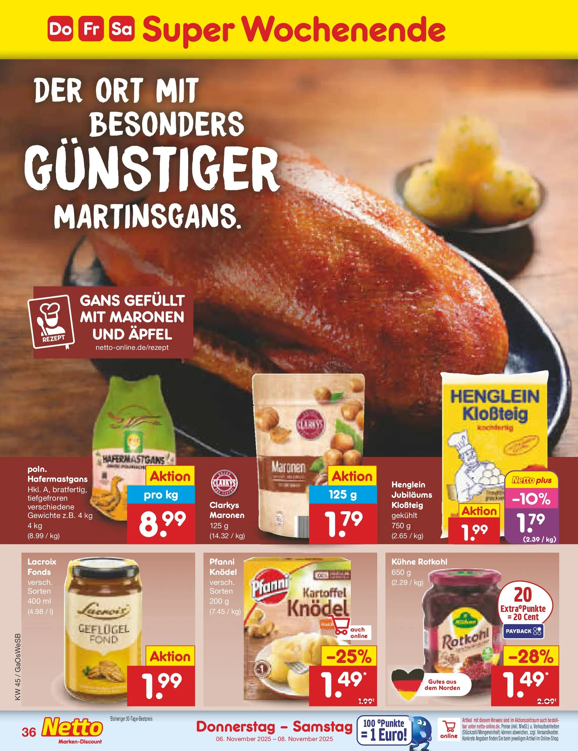 Netto Marken-Discount prospekt Moormerland (ab 03.11.2025) » Angebote | Seite: 40 | Produkte: Rotkohl, Äpfel Netto Marken-Discount prospekt Moormerland (ab 03.11.2025) » Angebote | Seite: 40 | Produkte: Rotkohl, Äpfel
