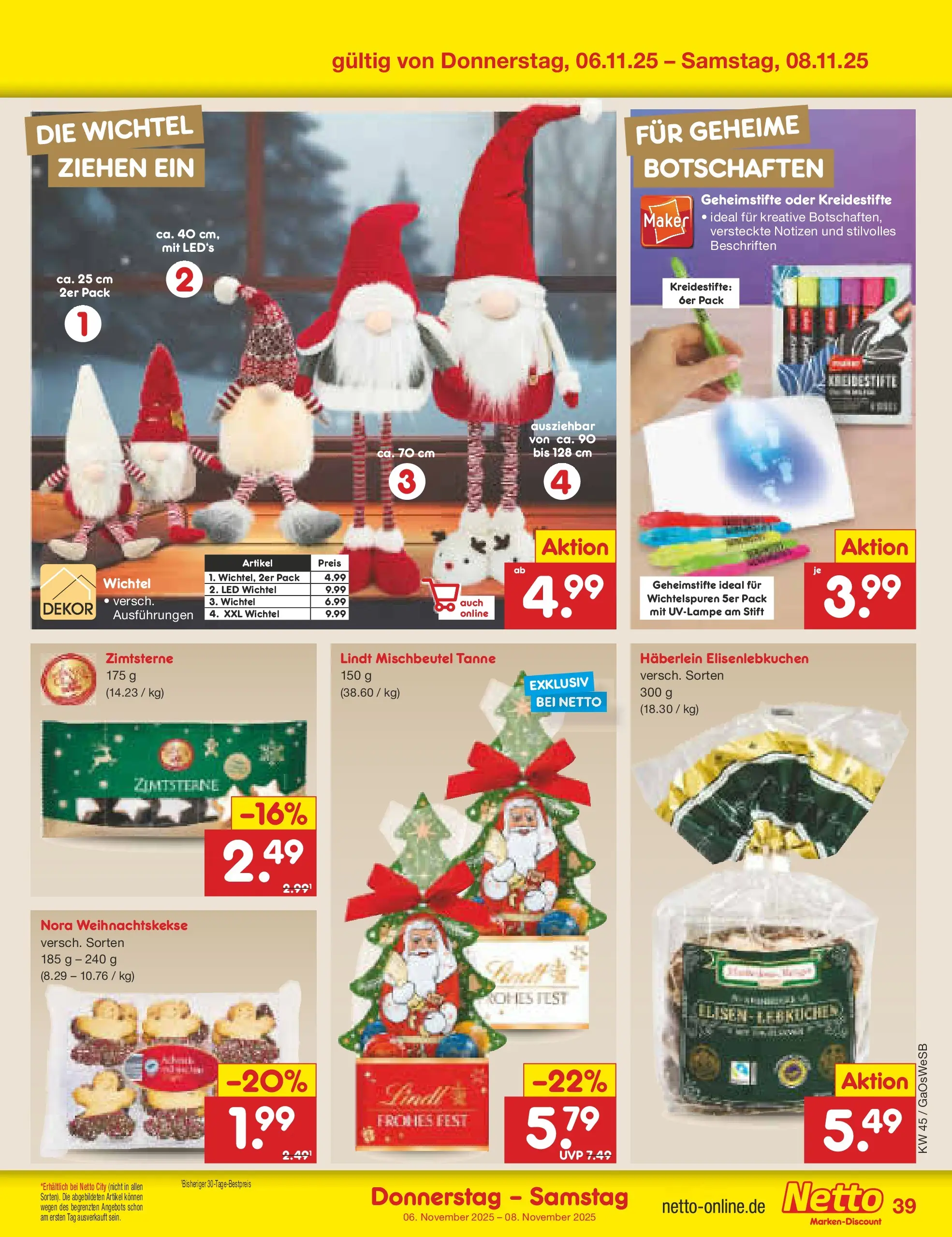 Netto Marken-Discount prospekt Moormerland (ab 03.11.2025) » Angebote | Seite: 43 | Produkte: Lindt Netto Marken-Discount prospekt Moormerland (ab 03.11.2025) » Angebote | Seite: 43 | Produkte: Lindt
