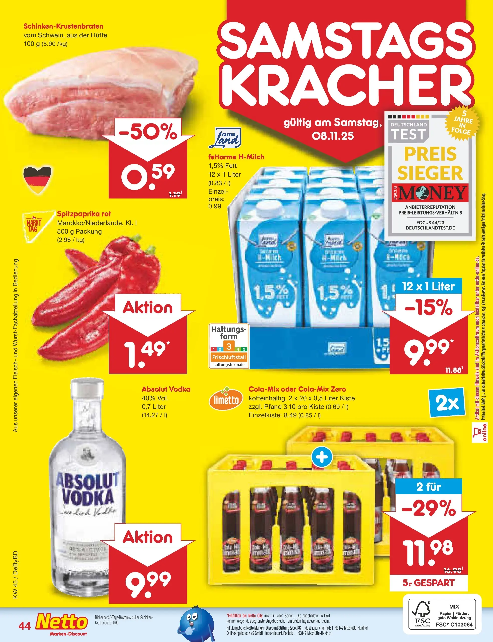 Netto Marken-Discount prospekt Buttenwiesen	 (ab 02.11.2025) » Angebote | Seite: 48 Netto Marken-Discount prospekt Buttenwiesen	 (ab 02.11.2025) » Angebote | Seite: 48