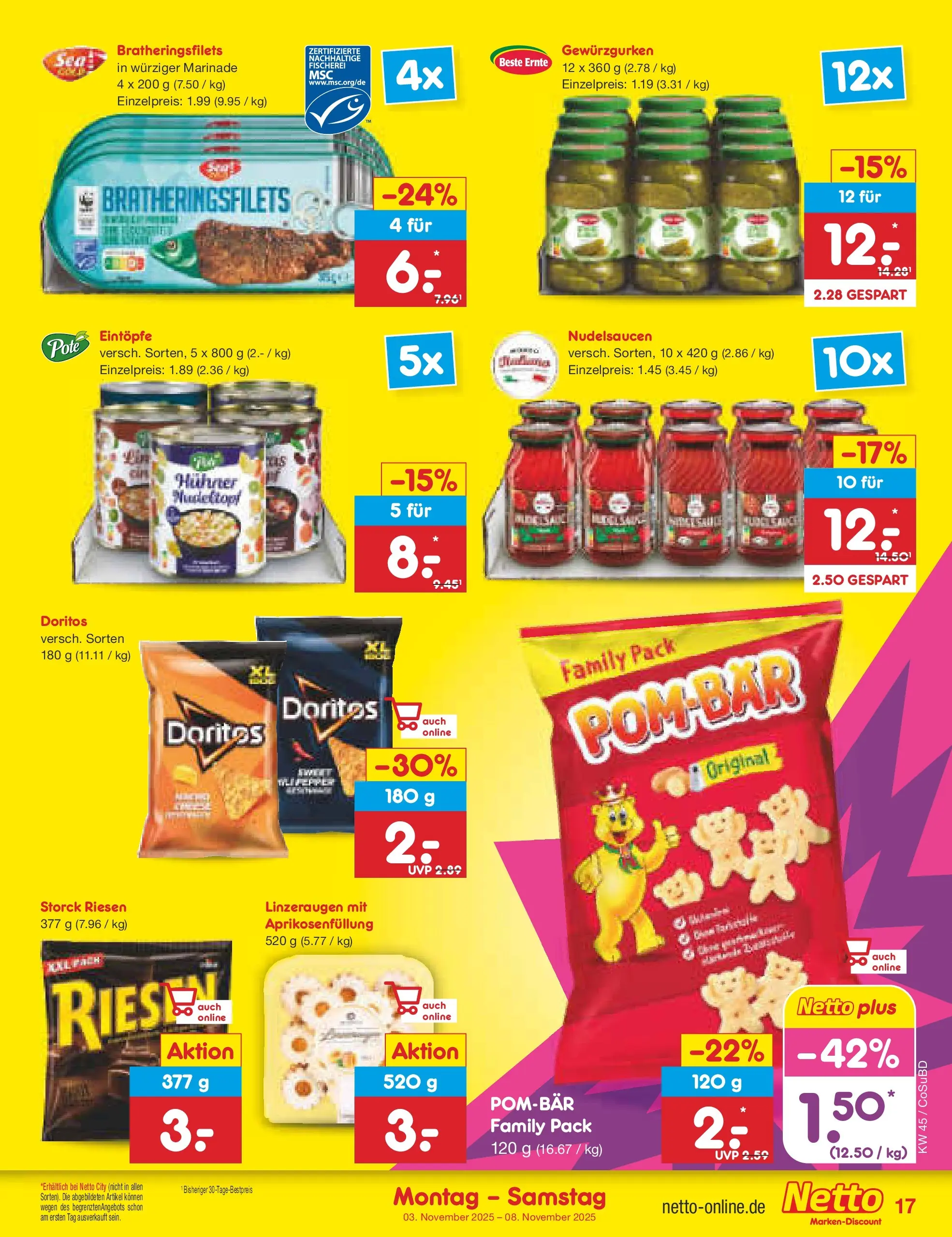 Netto Marken-Discount prospekt Delitzsch	 (ab 03.11.2025) » Angebote | Seite: 17