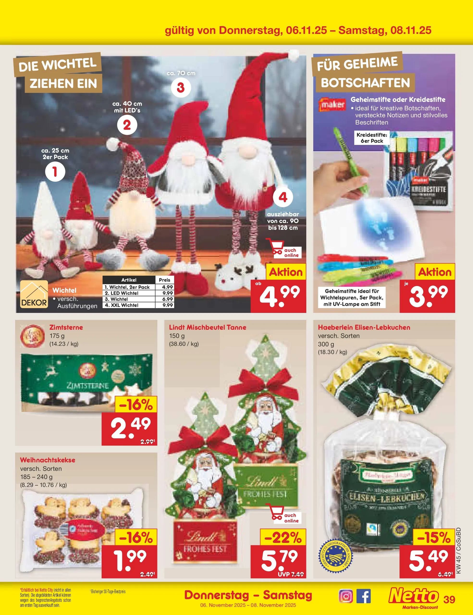 Netto Marken-Discount prospekt Delitzsch	 (ab 03.11.2025) » Angebote | Seite: 43 | Produkte: Lindt
