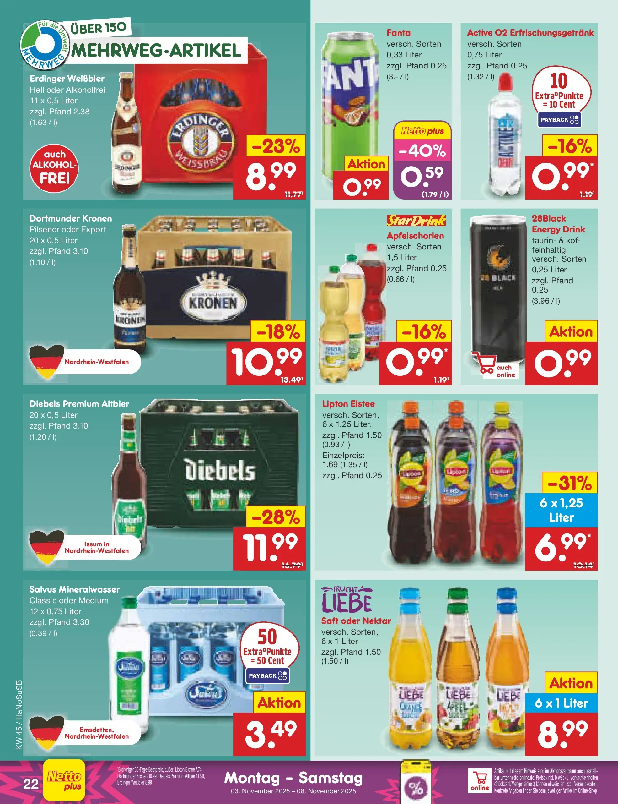 Netto Marken-Discount prospekt Wuppertal	 (ab 03.11.2025) » Angebote | Seite: 24 | Produkte: Erdinger, Energy, Mineralwasser, Diebels Netto Marken-Discount prospekt Wuppertal	 (ab 03.11.2025) » Angebote | Seite: 24 | Produkte: Erdinger, Energy, Mineralwasser, Diebels