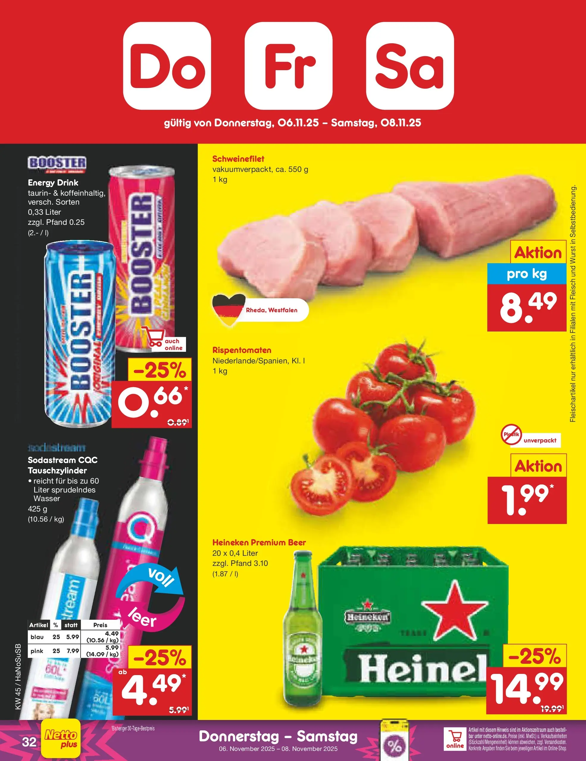 Netto Marken-Discount prospekt Wuppertal	 (ab 03.11.2025) » Angebote | Seite: 36 | Produkte: Schweinefilet, Wasser, Fleisch, Sodastream Netto Marken-Discount prospekt Wuppertal	 (ab 03.11.2025) » Angebote | Seite: 36 | Produkte: Schweinefilet, Wasser, Fleisch, Sodastream