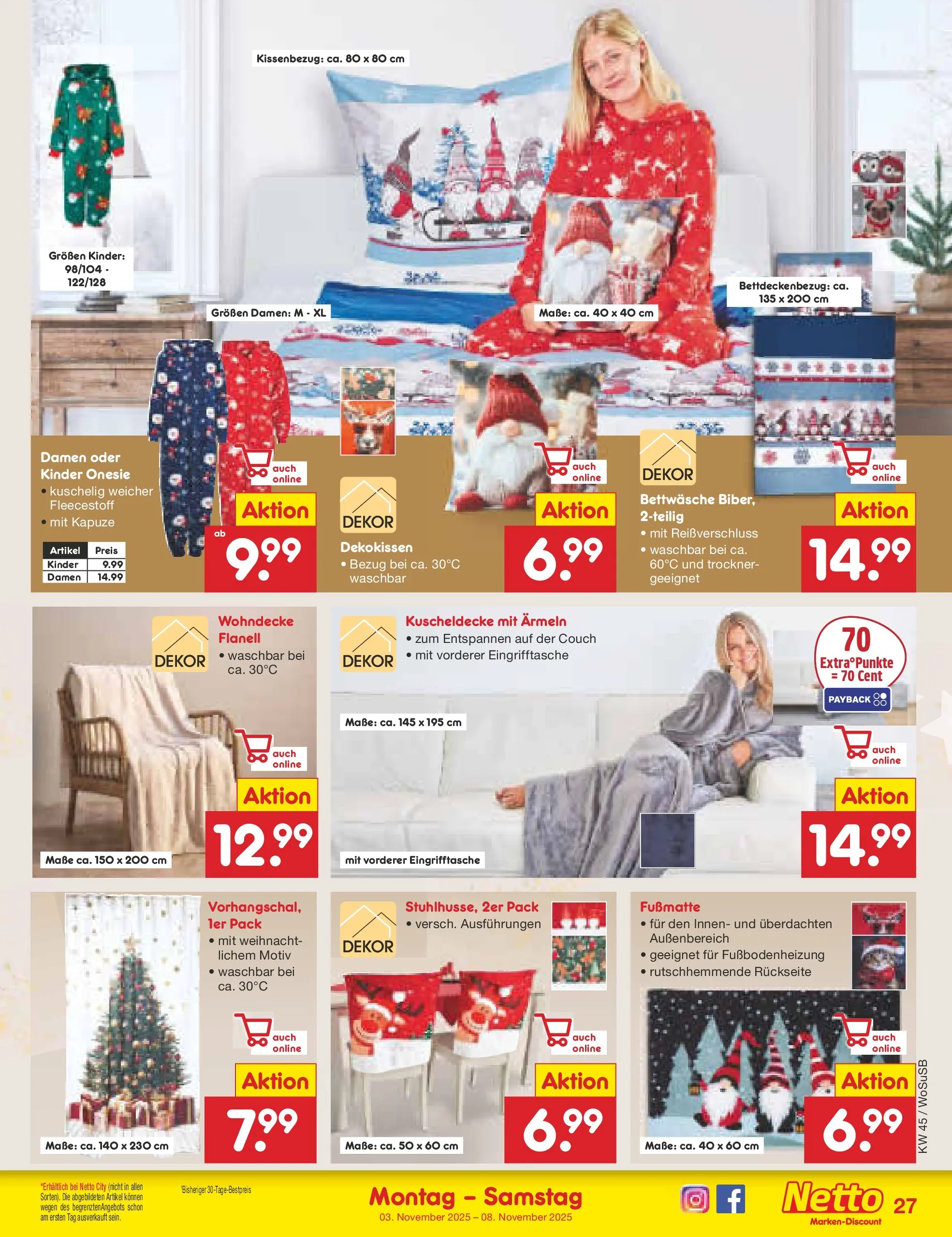 Netto Marken-Discount prospekt Mannheim	 (ab 03.11.2025) » Angebote | Seite: 29 | Produkte: Trockner, Couch, Bettwäsche, Fußmatte Netto Marken-Discount prospekt Mannheim	 (ab 03.11.2025) » Angebote | Seite: 29 | Produkte: Trockner, Couch, Bettwäsche, Fußmatte