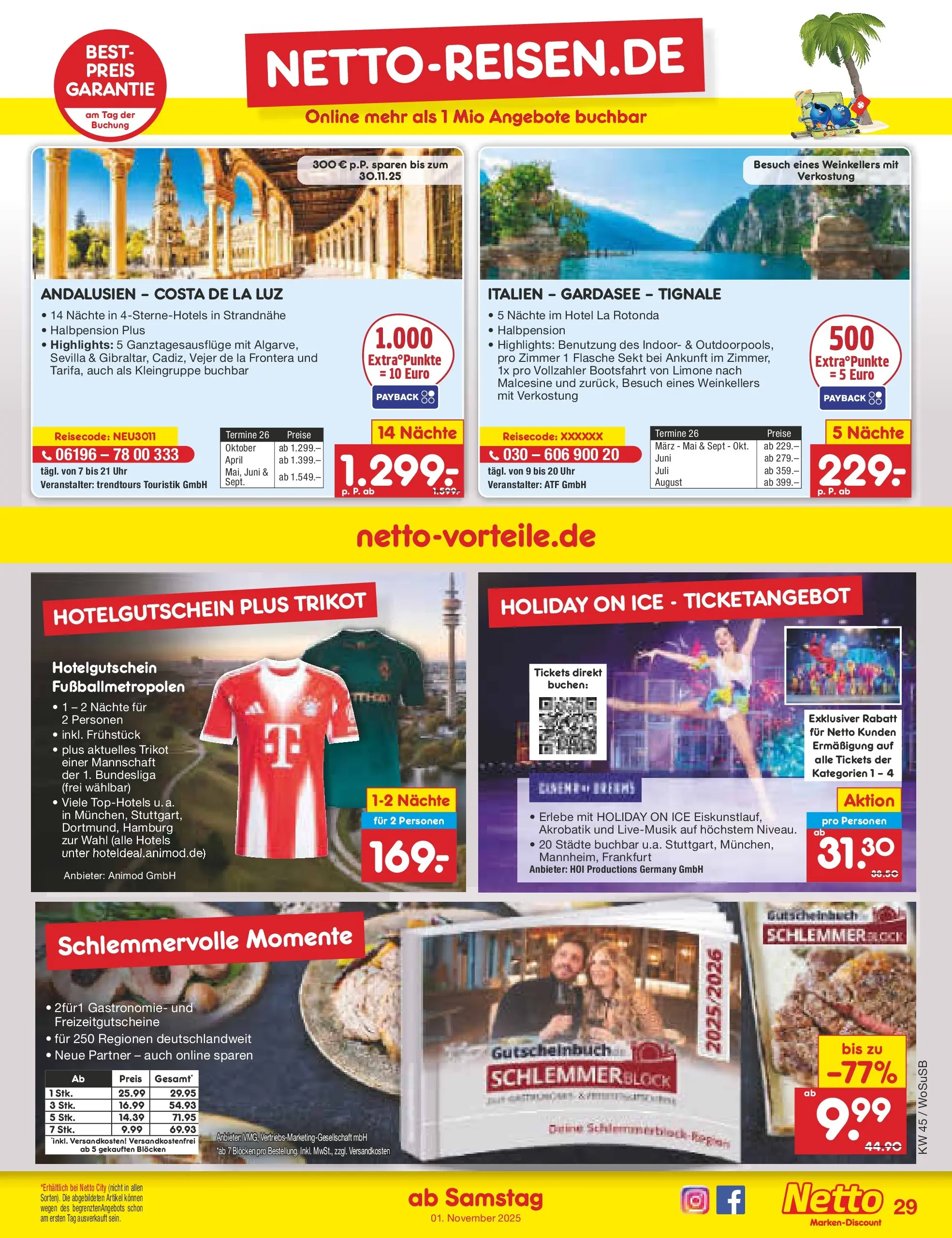 Netto Marken-Discount prospekt Mannheim	 (ab 03.11.2025) » Angebote | Seite: 33 | Produkte: Sekt, Uhr Netto Marken-Discount prospekt Mannheim	 (ab 03.11.2025) » Angebote | Seite: 33 | Produkte: Sekt, Uhr
