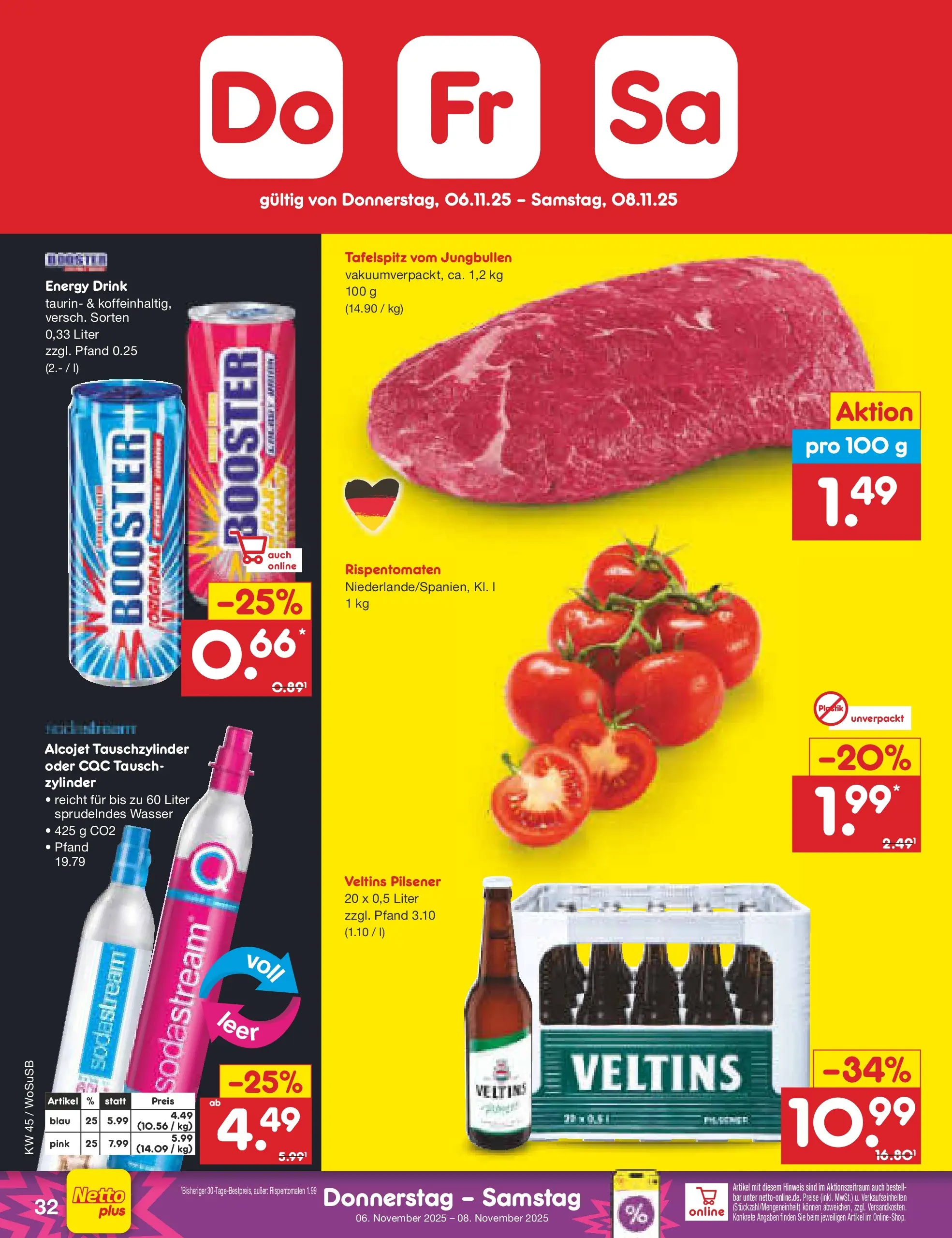 Netto Marken-Discount prospekt Mannheim	 (ab 03.11.2025) » Angebote | Seite: 36 | Produkte: Energy, Wasser, Veltins, Sodastream Netto Marken-Discount prospekt Mannheim	 (ab 03.11.2025) » Angebote | Seite: 36 | Produkte: Energy, Wasser, Veltins, Sodastream
