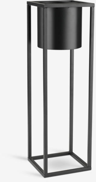 JYSK Ghiveci DETLEF 15x15x50cm negru