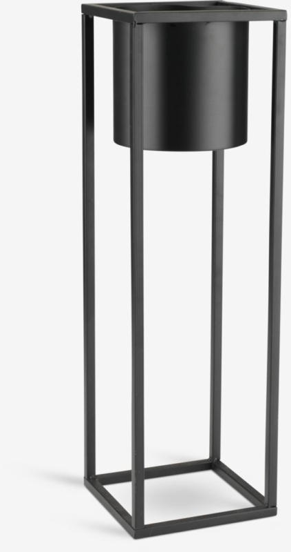 JYSK Ghiveci DETLEF 15x15x50cm negru