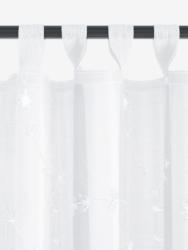 JYSK Perdea DOLMA 145x245 broderie alb-murdar