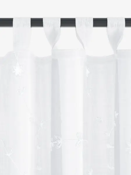 JYSK Завеса DOLMA 1x140x245 бродирана светлокремава