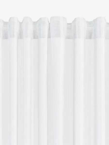 JYSK Завеса NELAUG 1x140x300 ситно райе бяла