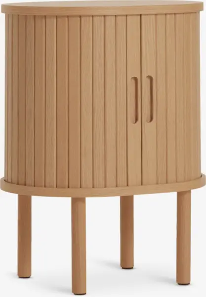 JYSK Нощно шкафче LYNGVIG плъзгащи врати натурален дъб