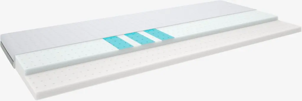 JYSK Топ матрак 160x200 см WELLPUR BOKSELVI сив