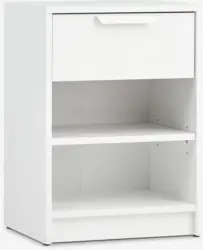 JYSK Noptieră JENSLEV 1 sertar alb