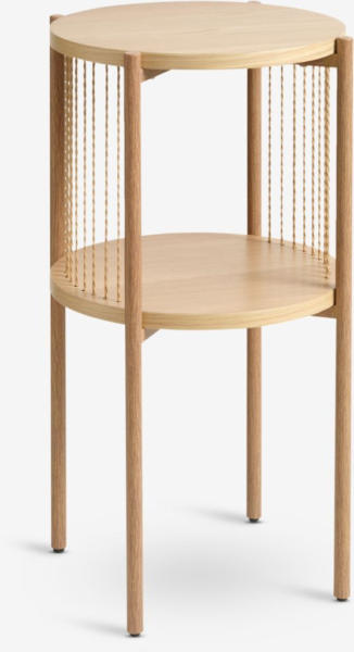 JYSK Noptieră SNESLEV 1 raft stejar natur