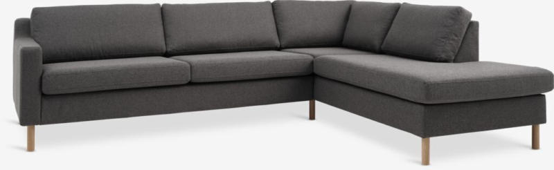 JYSK Colțar HELLERUP capăt deschis dreapta gri